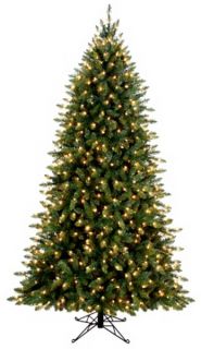 New 7 5 Aspen Pine Prelit Artificial Christmas Tree 1772 Tips 600 