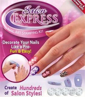   Nail Art Stamping Kit Decorate Your Nails Like A Pro as Seen on TV