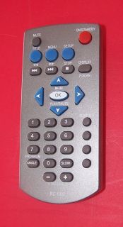 Audiovox RC 1002IR Remote Control for DVD