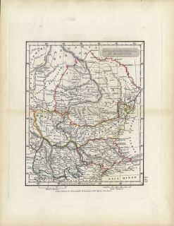 RARE 1832 Arrowsmith Map of Ancient Balkan Peninsula