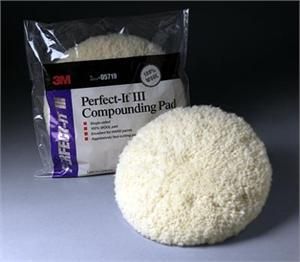   Perfect It III Single Side Wool Compounding Pad Auto Detail Car Waxing