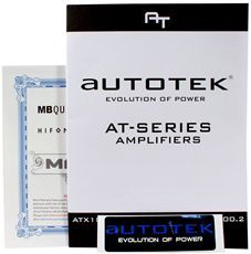 Autotek ATX1600 2 1600 Watt 2 Channel ATX Series Car Stereo Amplifier 