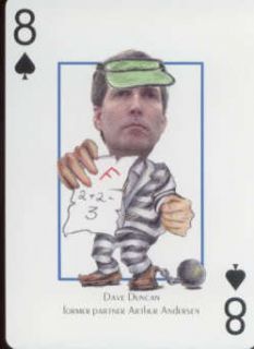 Dave Duncan Arthur Andersen Financial Playing Card