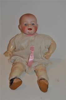 23 Georgene Averill Bonnie Babe Antique Doll German Bisque 15 Head 