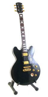 Miniature Guitar B B King Gibson Lucille Black Custom Tribute Free 