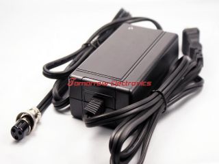Scooter Battery Charger 24V 2A Female 3 Pin Inline USA Standard