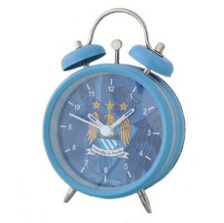 Manchester City FC Authentic Alarm Clock inc AA battery