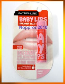 Maybelline Baby Lips SPF 20 Lip Balm Instant 8H Moisture Cherry Velvet 