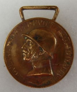 Original Vintage Italian 1915 1918 WW1 Service Medal