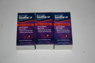 BAUSCH & LOMB SOOTHE XP EMOLLIENT XTRA PROTECTION EYE DROPS FREE 
