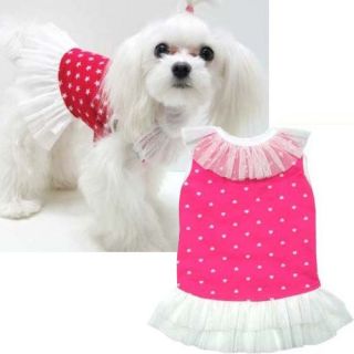 Dress Ballerina Dog Clothes Pet Tutu Tulle Puppy Zzang