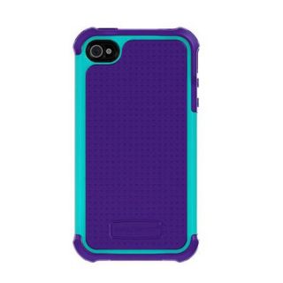 Ballistic SG Shell Gel Series Rugged Case for iPhone 4 4S Purple Teal 