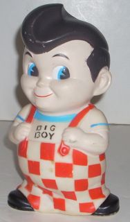 This is a Vintage 8 1/2 Bobs Big Boy Restaurant Advertising Bank.