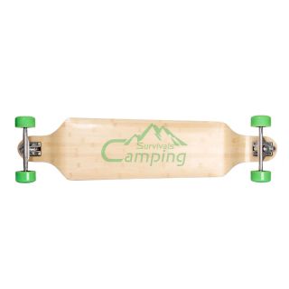   52 Prol Skateboarding Bamboo Wood Longboard Complete Black C74