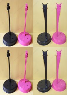 Pcs Barbie Ken Doll Stand 4 Pink and 4 Black