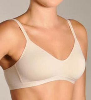 New Barely There CustomFlex Fit Wire Free Cotton Bra L Heather Grey 