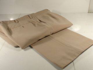 Chester Barrie England Beige Wool Dress Trousers w 36