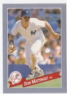 1993 Don Mattingly Hostess Baseballs Baseball Trading Card
