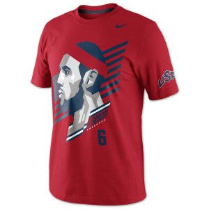 Nike USA Basketball Lebron James Boys Jersey XL 20 T Shirt Youth 2012 