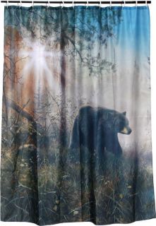 Bear Shower Curtain 70 x 72 with 12 Rings