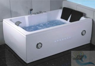 New 2 Person Indoor Whirlpool Jacuzzi Hot Tub Spa Hydrotherapy Massage 