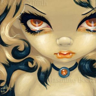 Fairy Face 101 Jasmine Becket Griffith Gothic Big Eye Vampire Signed 