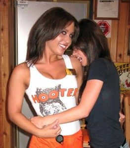   100 Authentic Tank Worn by A Real Sexy Hooters Girl Beckley WV