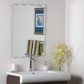 Frameless Bathroom Ridge Mirror Hall Designer Bevel