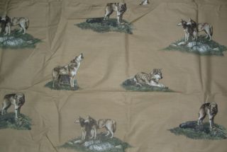   comforter set camo WOLF WOLVES wildlife bedding outdoor cabin NEW