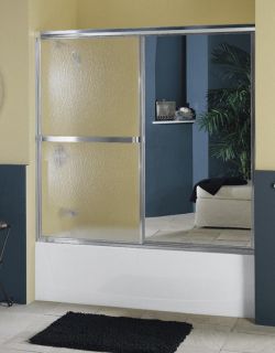 Sterling White Bath Tub Shower Kit Bathtub Wall Kit Mirrored Shower 