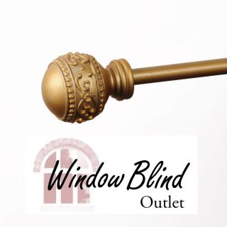   Blind Outlet Carrington Curtain Drapery Rod Gold Free Shipping