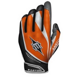 New Easton VRS Pro IV Batting Gloves Orange Adult Large