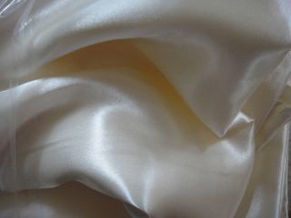   Round Ivory Satin Tablecloth Wedding Party Banquet Hall More Available