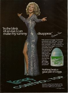 Eggs Pantyhose Barbara Eden 1979 Magazine Print Ad