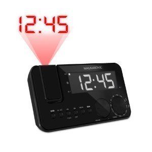   MAAC500 AM/FM Projection Clock Radio w/ WakeUp Battery Backup Alarm