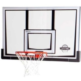 New Lifetime 52 Basketball Backboard and Slam It Pro Rim Combo 90087 