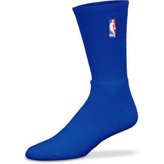 Official NBA Logoman Royal Blue Long Crew Socks Size Lage 8 13