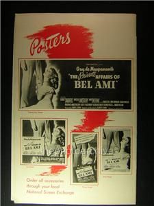 1939 The Private Affairs of Bel Ami Movie Pressbook Campaign Book OS62 
