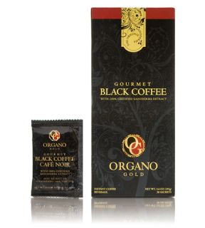 Box of Organo Gold Gourmet Black Coffe 100 Certified Ganoderma 