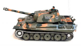 AirSoft Panther Rc RTR Tank Shoots Real BBs