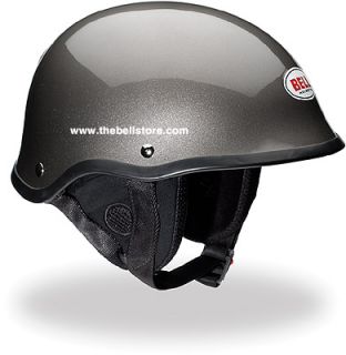 Bell Drifter Helmet Motorcycle Half Cruiser Titanium White Logo Size 