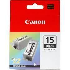 Lot of 5 Genuine Canon BCI 15 Black Ink Cartridges   5 Twin Packs 