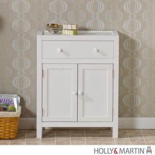 Audrey Deluxe Bath White Storage Cabinet Bathroom Kitchen Holly Martin 