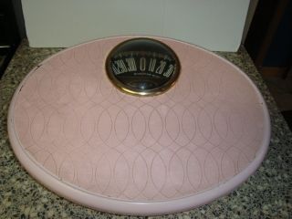 Vintage Pink 50s Oval Borg Bathroom Scale