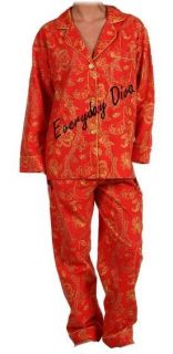 bedhead ruby vienna flannel pajama set xl only $ 1 shipping for each 