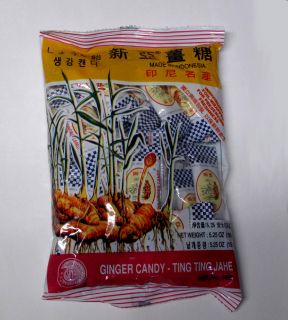 Chewy Ginger Candy Ting Ting Jahe 5 25oz 10 Bags