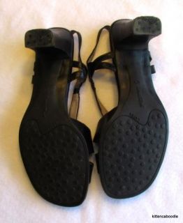 Wmns Beautifeel Black High Heel Sandal Shoe Sz 40 9 9 5