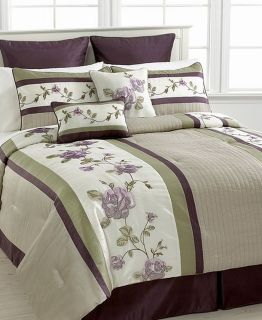 Extreme Linens Rosemont Queen 8 Piece Comforter Bed In A Bag Set