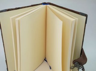 Genuine Leather Journal Diary Brown Wedding Book Large