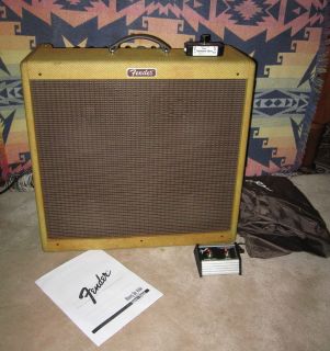 Classic Tweed Fender Blues DeVille 410 Reissue Guitar Amplifier EUC 
